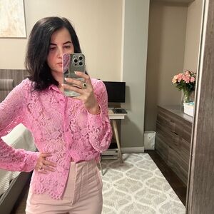 Zara lace blouse NWT